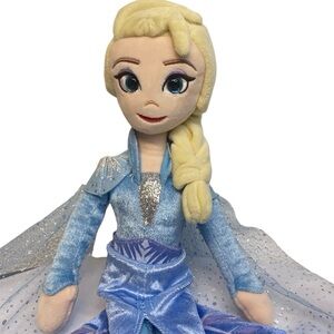 Disney Frozen Elsa Plush Doll - Blue